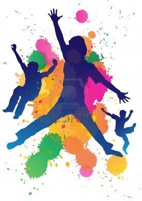 13029414-young-boys-jumping-against-a-paint-splatter-background